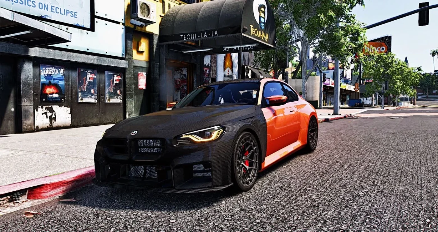 Bmw M2 carbon widebody in game, shot 2 of 9