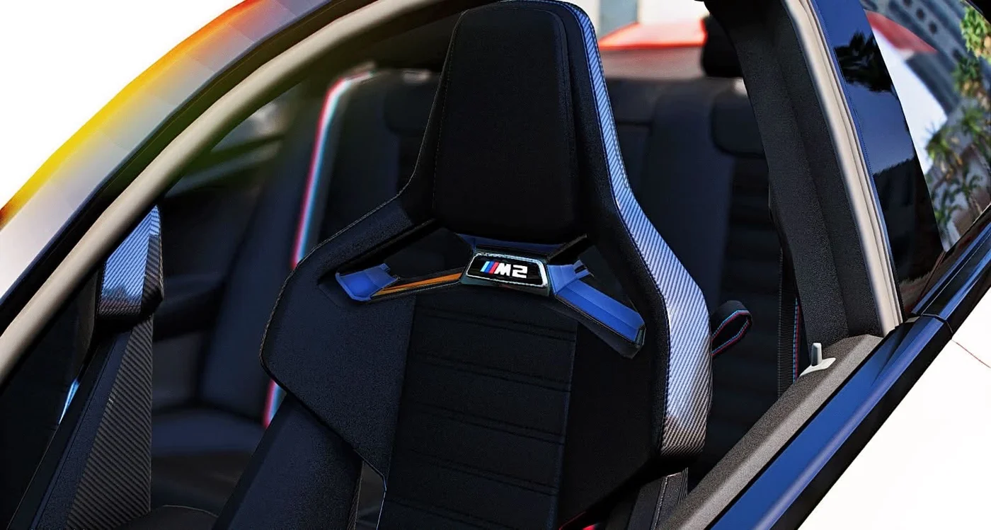 Bmw M2 carbon widebody in game, shot 6 of 9