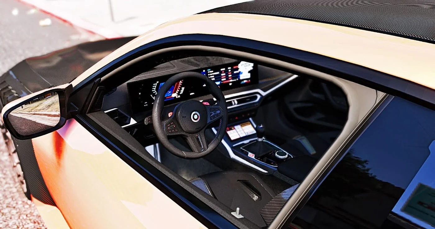 Bmw M2 carbon widebody in game, shot 7 of 9
