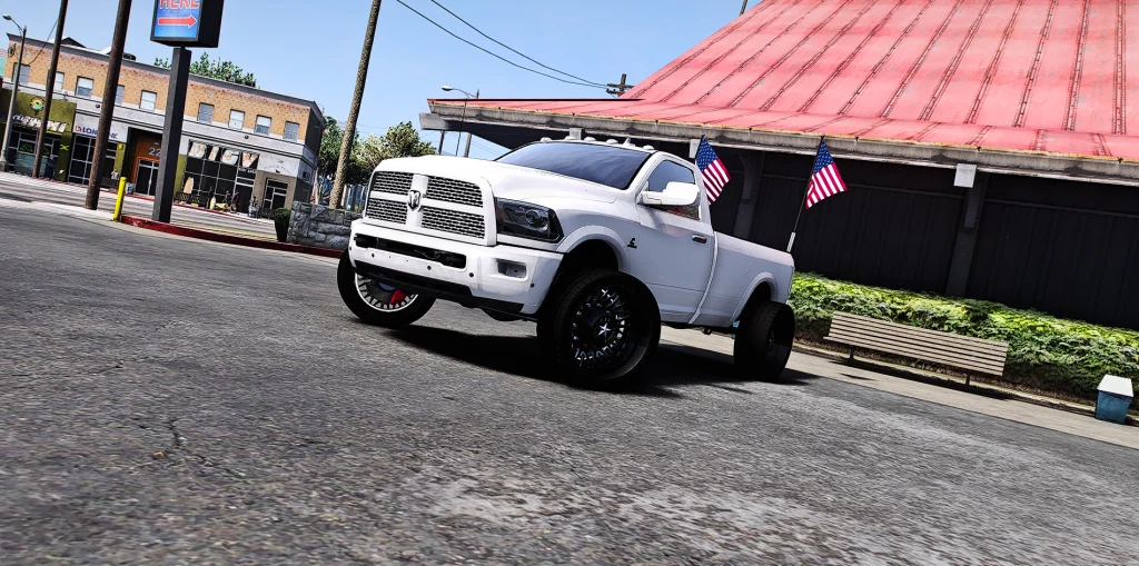Ram 3500 squatted in game, shot 2 of 3
