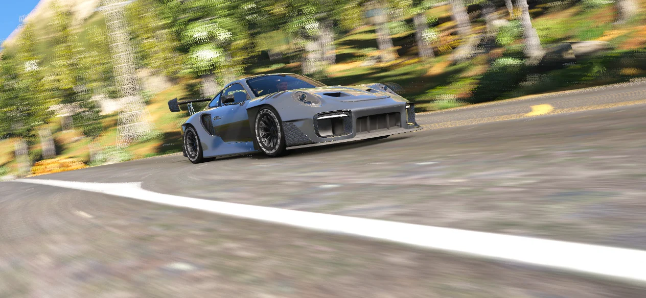 Porsche 911 widebody in game, shot 2 of 4
