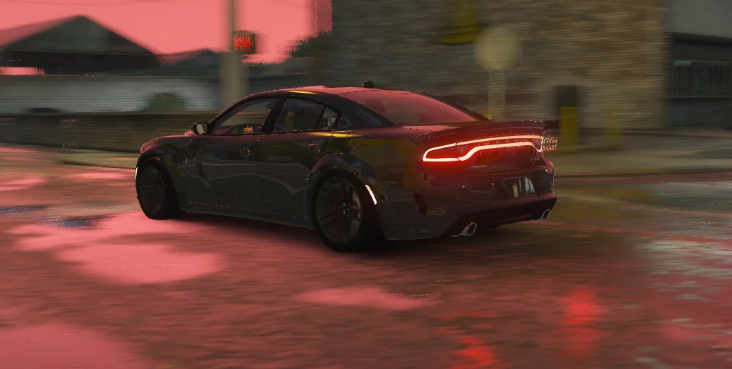 Dodge Charger in game, shot 2 of 5