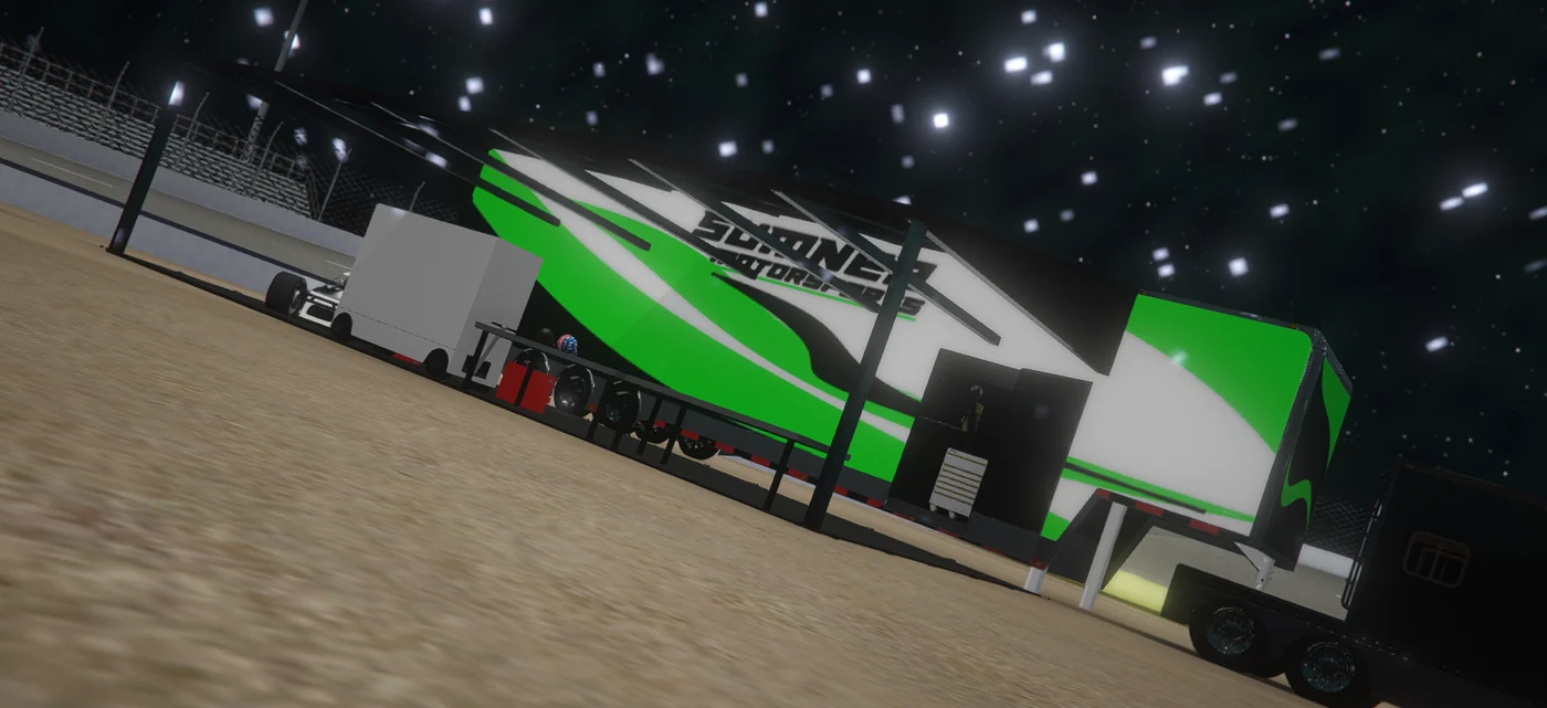 Pro Race Hauler trailer + interior add-on vehicle for FiveM