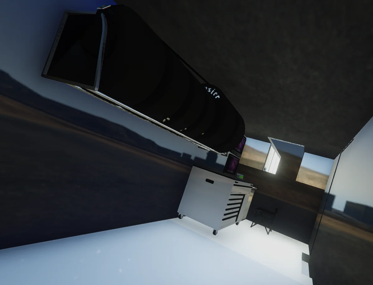 Pro Race Hauler trailer + interior in game, shot 3 of 5