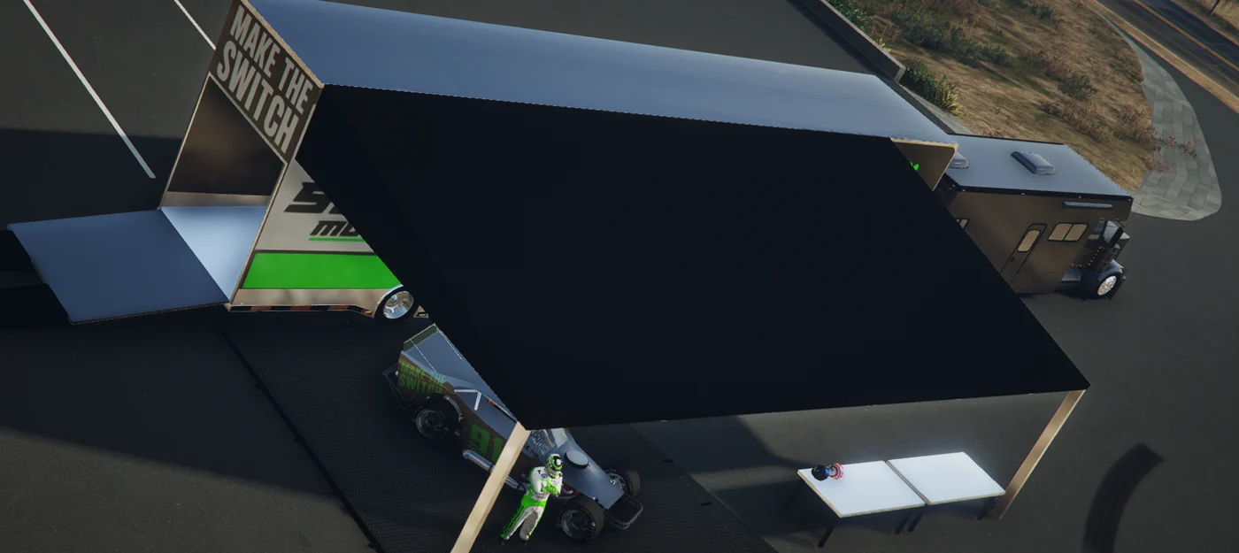 Pro Race Hauler trailer + interior in game, shot 5 of 5